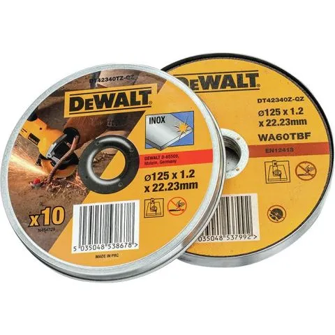 Erbjudandepris DT42340TZ Dewalt Kapskiva fast cutting, 10-pack